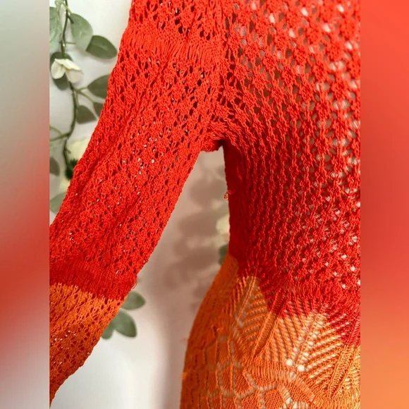 Ronny Kobo Two Tone Knit Maxi Dress - Picture 5 of 16